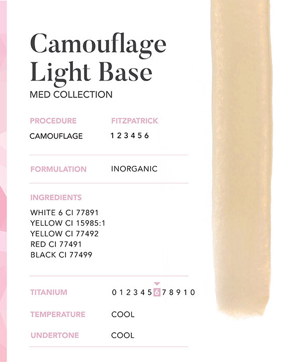 Camouflage Light Base - Chanco Beauty Canada by Micro-Pigmentation Centre