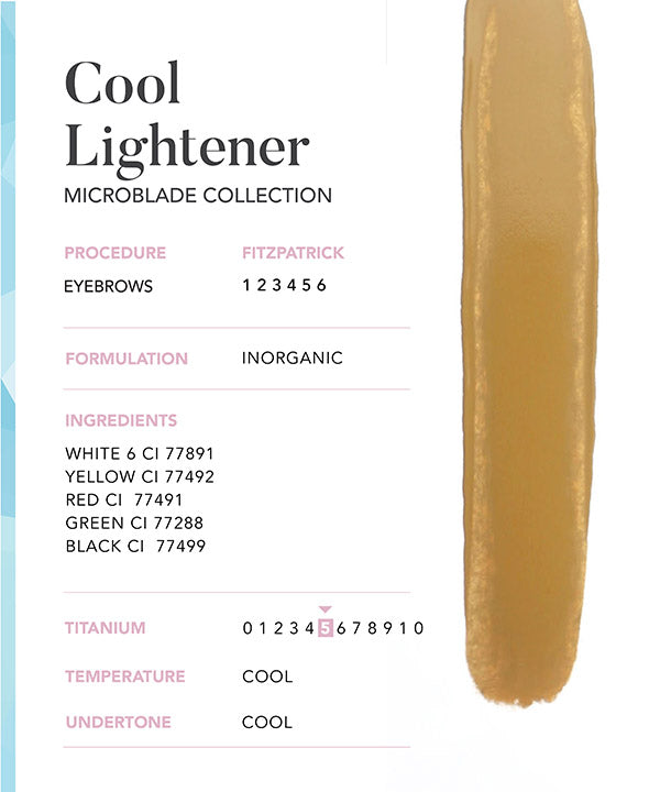 Cool Lightener - Chanco Beauty Canada by Micro-Pigmentation Centre