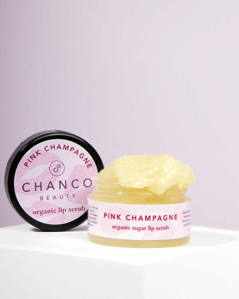 Pink Champagne Lip Scrub - Chanco Beauty Canada