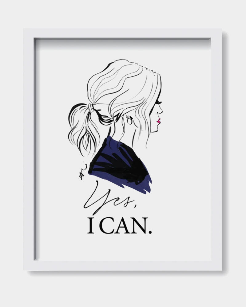 Yes I Can Art Print - Chanco Beauty Canada