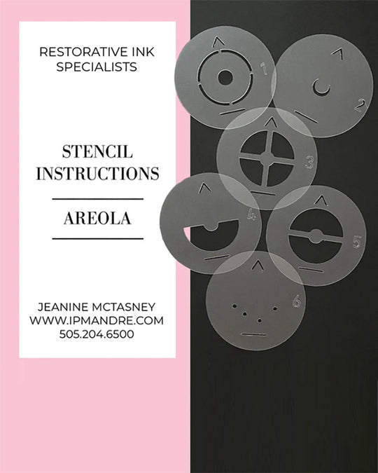 Areola Tattoo Stencils - Step by Step