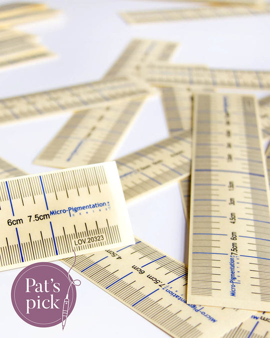 MicroBrow Adhesive Ruler Guides