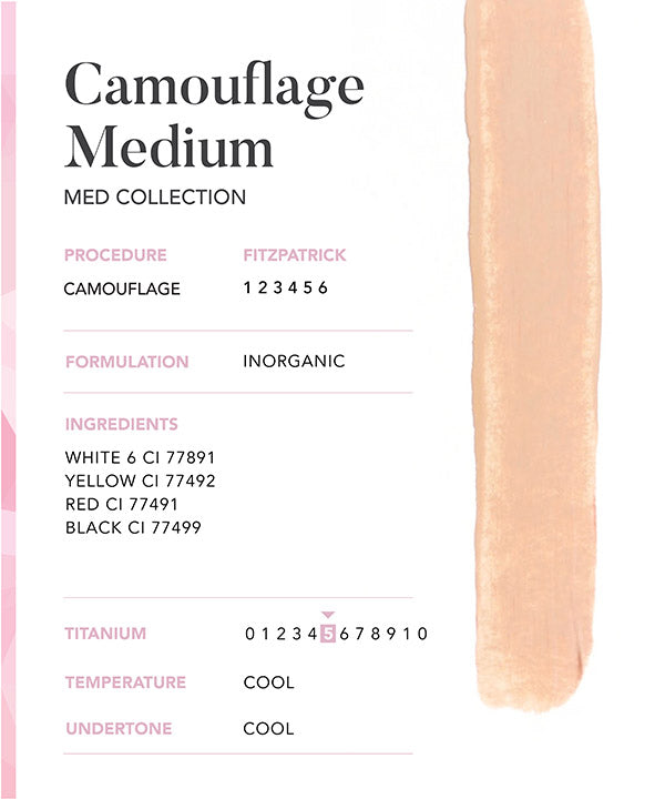 Camouflage Medium - Chanco Beauty Canada by Micro-Pigmentation Centre
