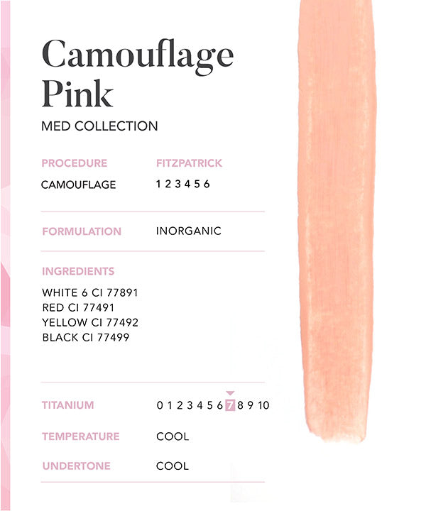 Camouflage Pink - Chanco Beauty Canada by Micro-Pigmentation Centre