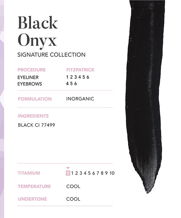 Black Onyx - Chanco Beauty Canada by Micro-Pigmentation Centre