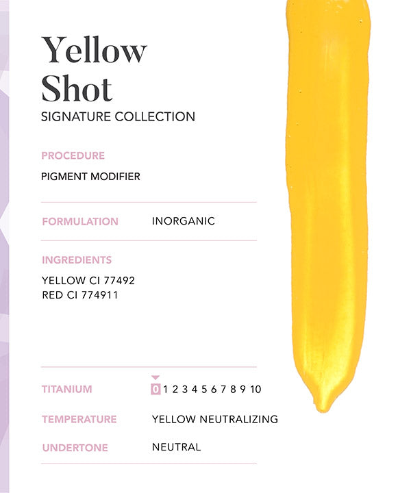 Yellow Shot - Chanco Beauty Canada by Micro-Pigmentation Centre