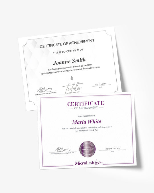 Signed & Stamped Hard Copy Certificate