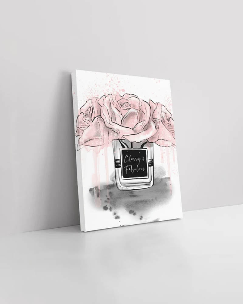 Pink Roses Art Print - Chanco Beauty Canada