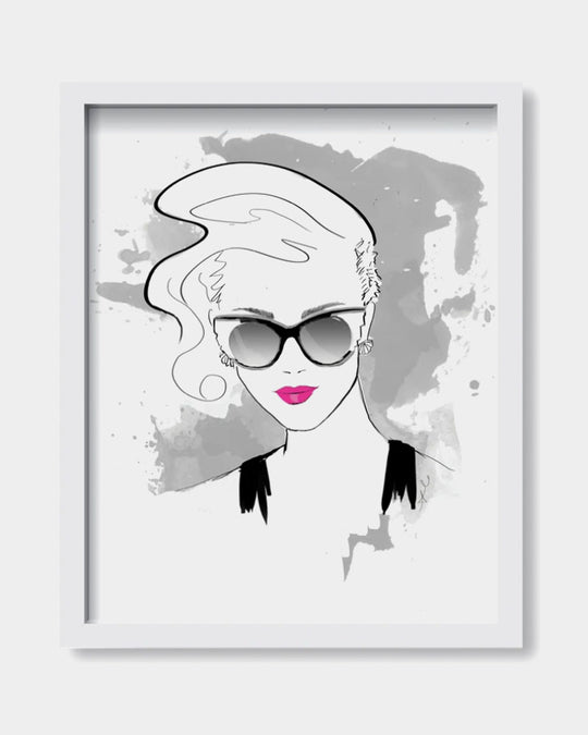 The Miley Art Print